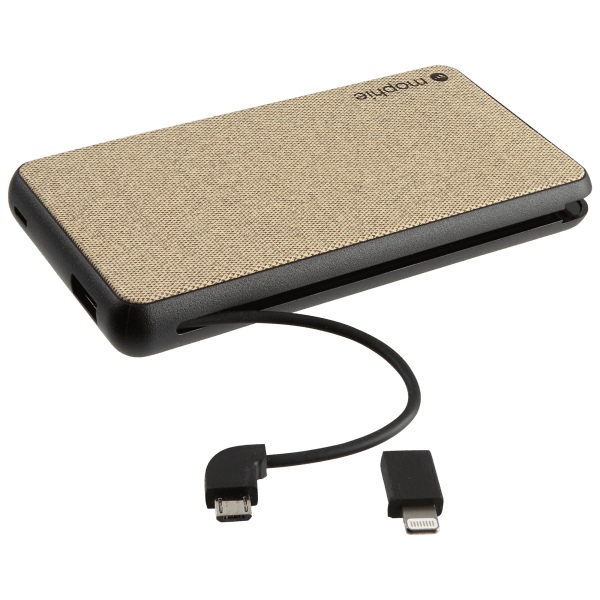 Meh 2Pack Mophie Powerstation Plus 6040mAh Portable Charger with Integrated Cable