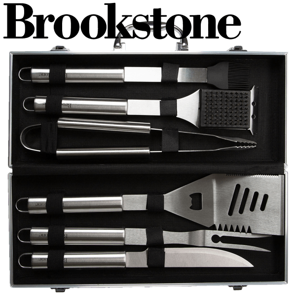 Brookstone 6 Piece Stainless Steel Grill Set MorningSave