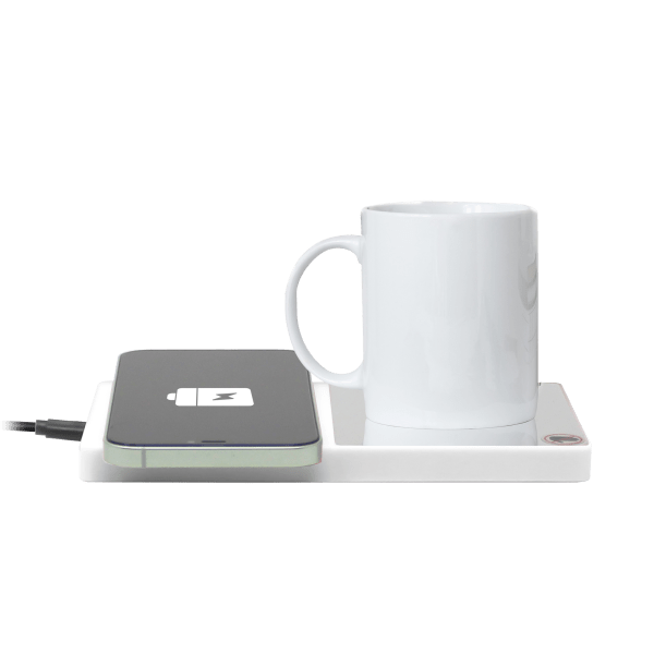 Tech Theory Mug Warmer & Wireless Phone Charger - Black