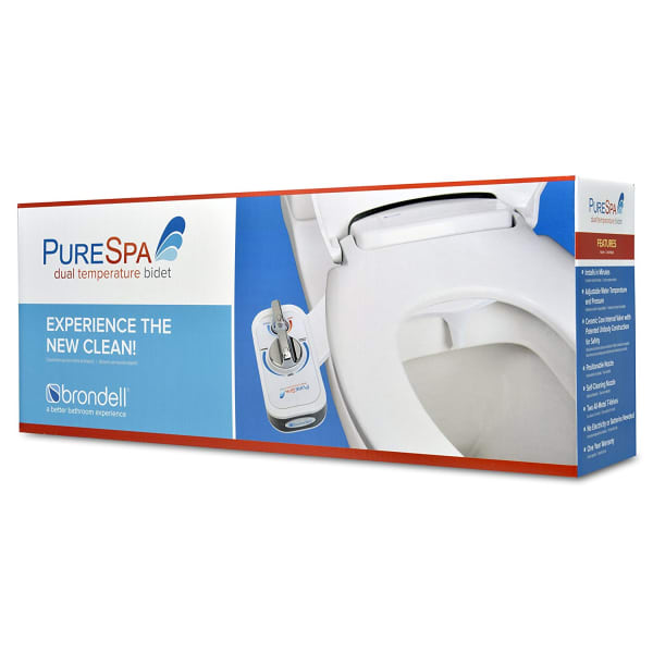 MorningSave Brondell PureSpa Dual Temperature Bidet Attachment