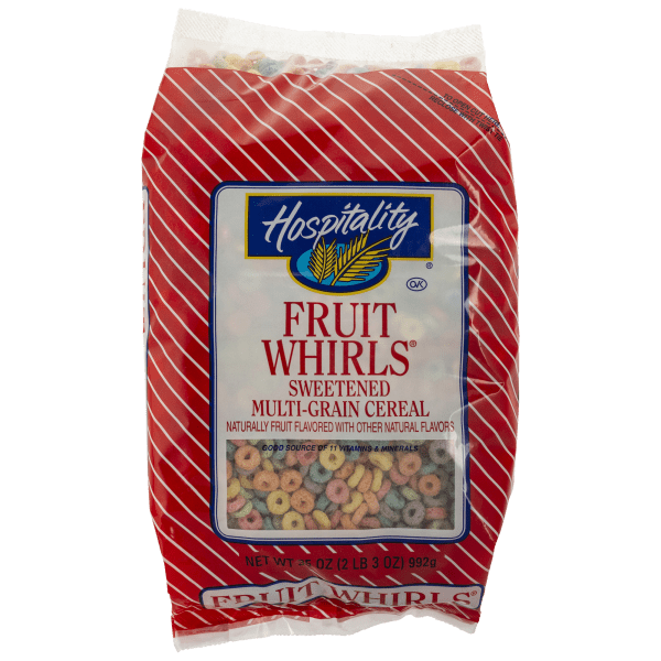 MorningSave 8.75lb Case of Hospitality Fruit Whirls Cereal (4 units of