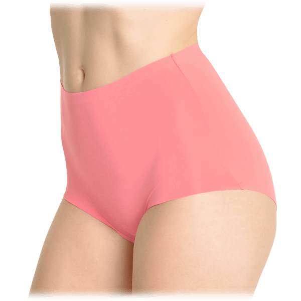 Angelina Cotton Classic Brief Panties with Rib Knit –