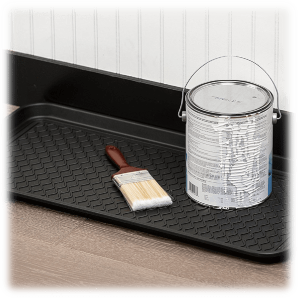 MorningSave 4Pack MultiPurpose Rubber Floor Mat + Tray for Outdoor