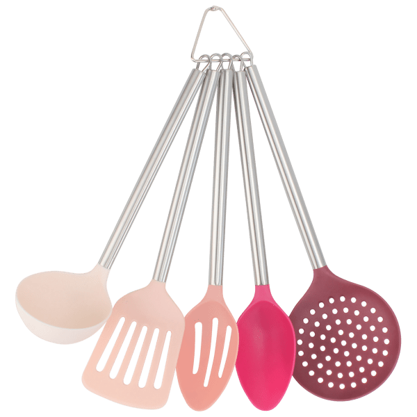 MorningSave: Cook with Color 5-Piece Nylon Utensil Set