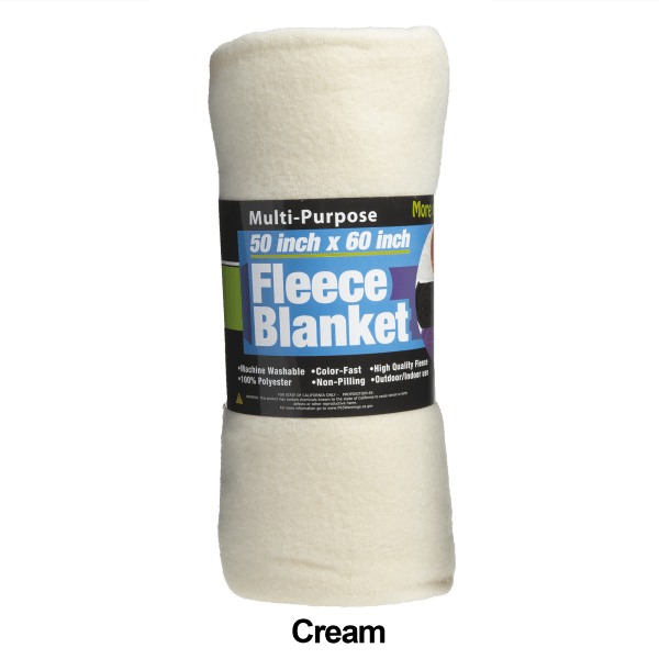 MorningSave 4Pack 50"x60" Fleece Blankets