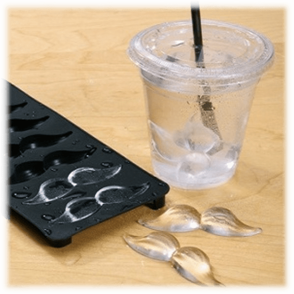Meh 2Pack of Mustache Ice Cube Trays