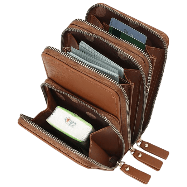 Morningsave: Malibu Skye Breanna Triple Zip Triple Compartment 