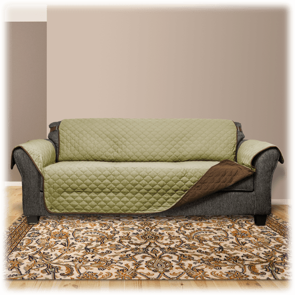 SideDeal Quick Fit Reynolda Reversible Waterproof Microfiber Sofa