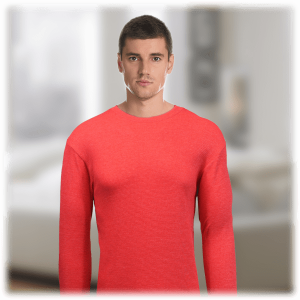 MorningSave 3Pack Men's Assorted Long Sleeve WaffleKnit Basic