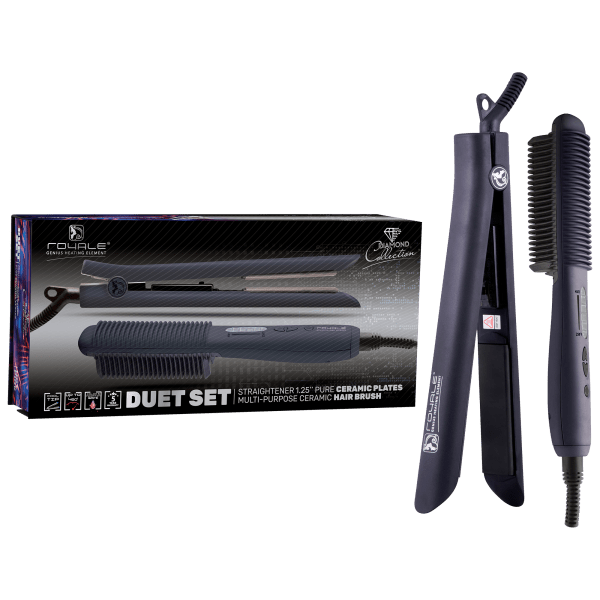 Royale Duet Set Hair Styling Tools MorningSave: Royale Diamond Collection Genius Heating  main image 2