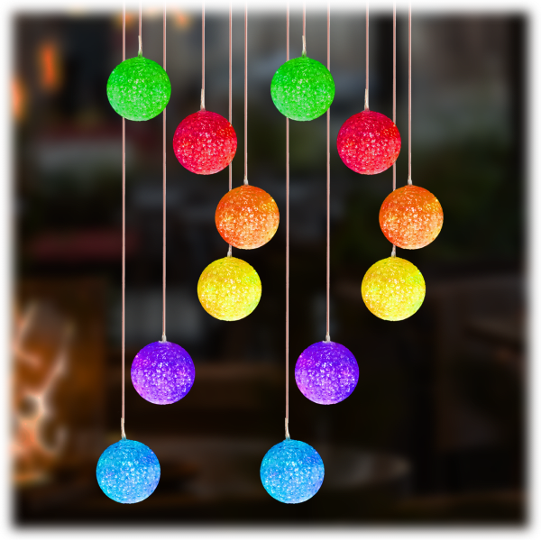 MorningSave 2Pack Ideaworks Solar Mobile Bubble Lights