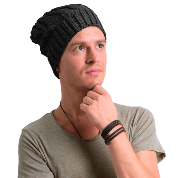 SideDeal 3Pack Acesori Premium Knit Beanies
