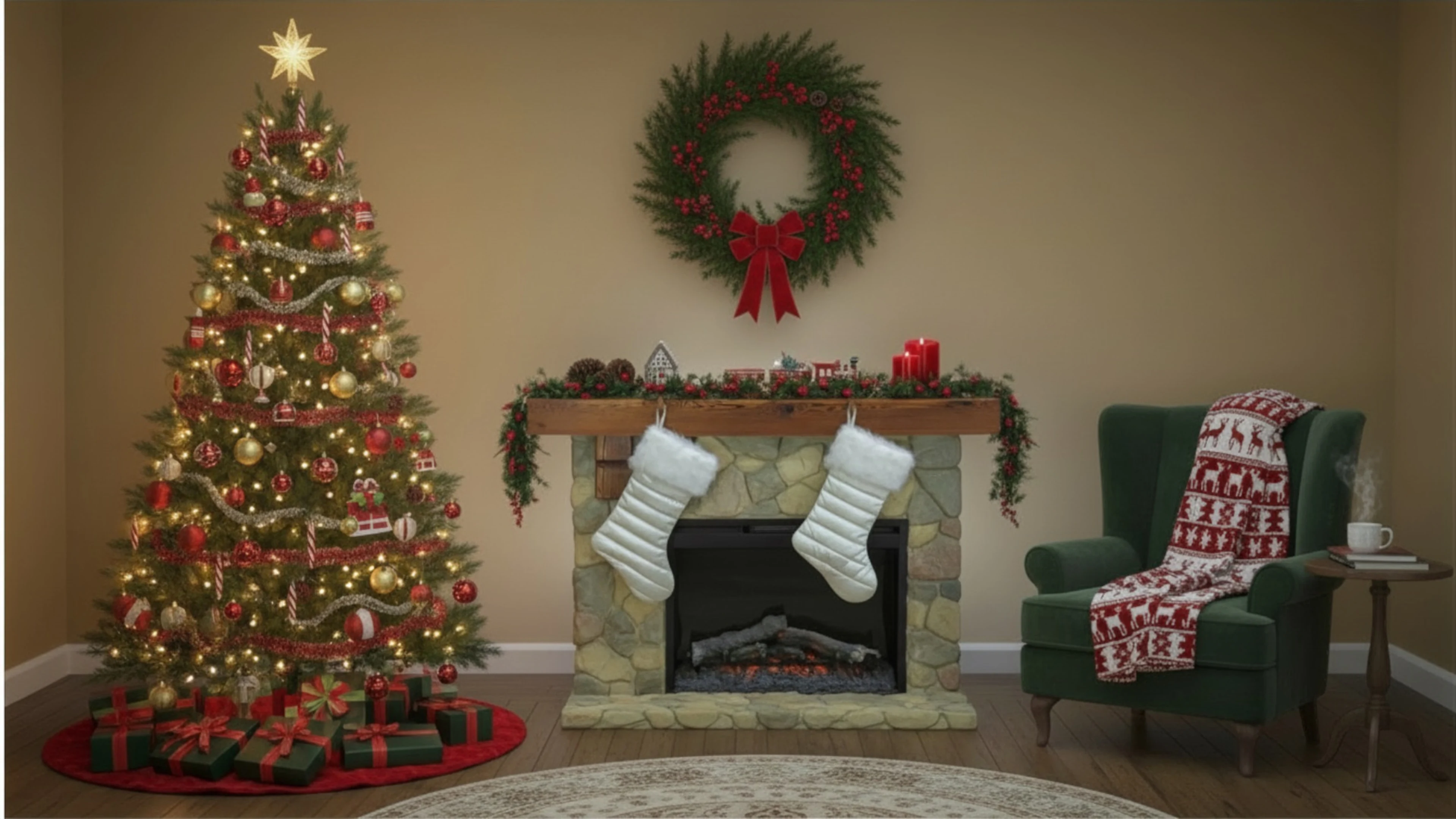 The Holiday Shop featuring National Tree Company