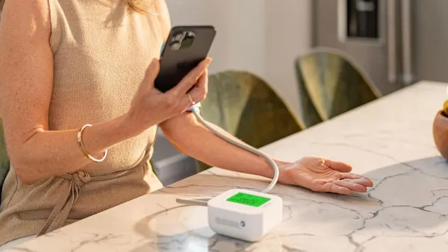 iHealth Track Smart Upper Arm Blood Pressure Monitor with Wide Range Cuff