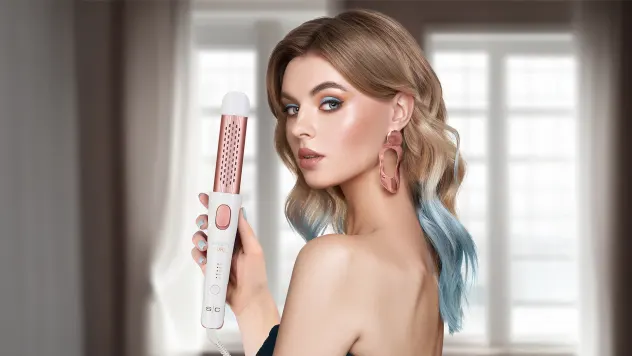 StyleCraft Breezy Curl Flat Iron with Outer Cool Technology