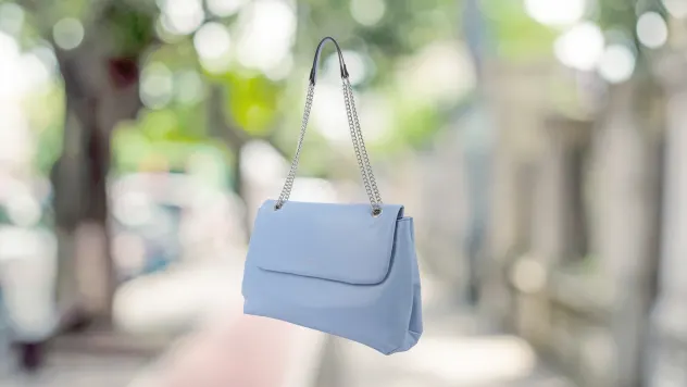 London Fog Phoebe Oversized Chain Strap Shoulder Bag