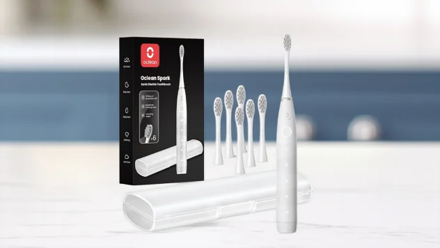 Oclean Spark Sonic Electric Toothbrush with 6 Brush Heads