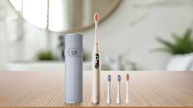 Oclean X Pro Digital Sonic Feedback Toothbrush with 4 Brush Heads