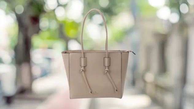 London Fog Aubrey Knot Handle Large Tote Bag