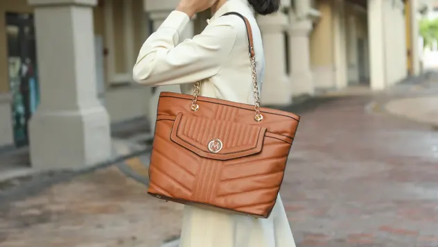 MKF Collection Chiari Tote Bag & Wallet Set by Mia K