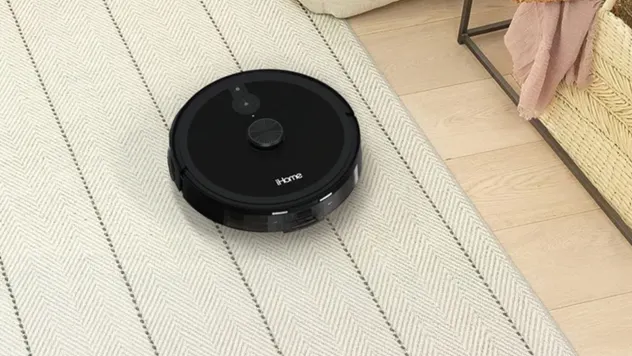 iHome AutoVac Nova S1 Pro Robotic Vacuum with LIDAR and Self-Empty Base