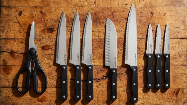 Ginsu Kiso 9-Piece Knife Bundle