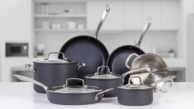 Cuisinart 11-Piece Hard Anodized Nonstick Cookware Set