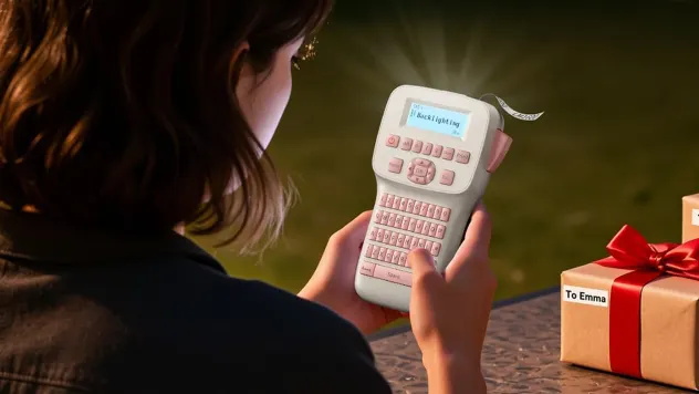 EazeID Label Maker Machine with Tape