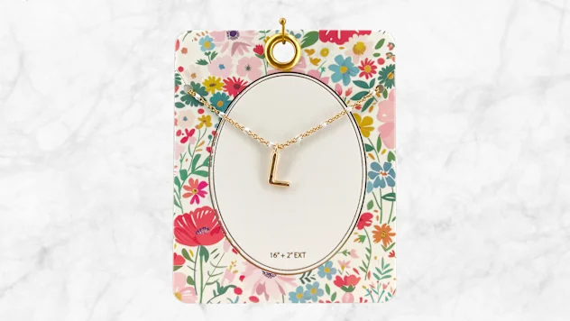 Pick Your 2-Pack: LOREN + OLIVIA Enamel Dot Initial Necklaces