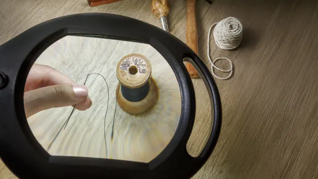 Daylight24 5X Glass Floor Stand Magnifier With Light