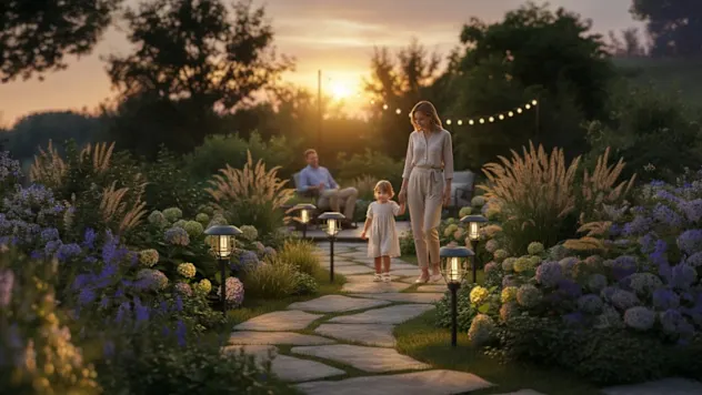 8-Pack: Sterno Solar Edison Path Lights