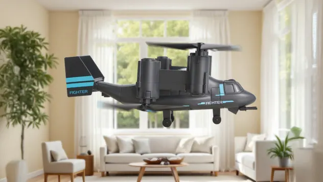 VEVOR Kids RC Helicopter with Aircraft Wing Light