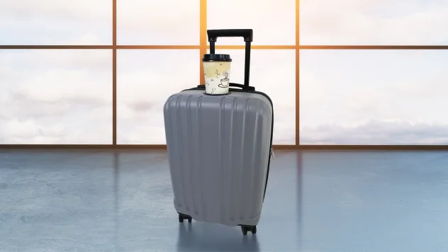 Visionair Beverage Pal 22" Hardside Carry-On Luggage