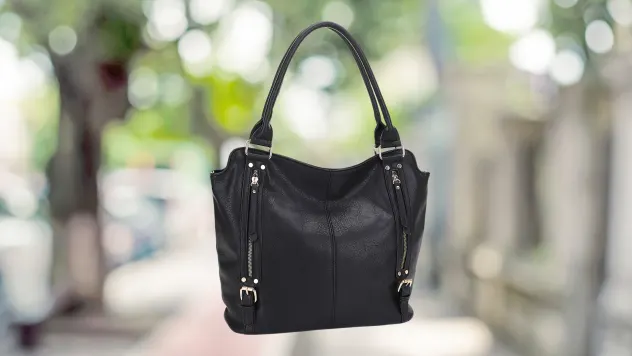 Poppy & Harper Margot Side Zip Handbag