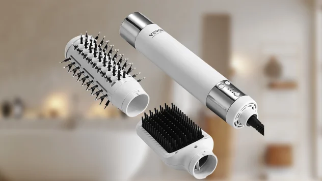 VEVOR Ionic Hot Air Styler Hair Dryer Brush