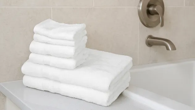 Bibb Home 12-Piece Combed Cotton Towel Set