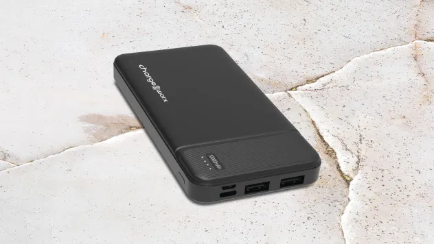 Chargeworx Dual USB Slim 10,000 mAh Power Bank