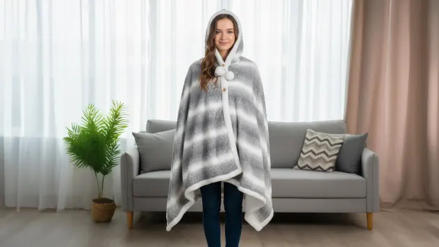 Chic Home Snuggle Hoodie Blanket