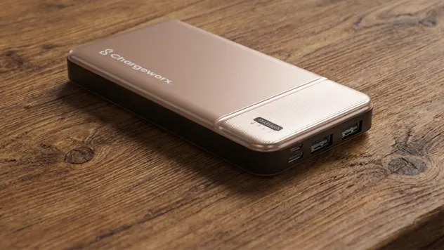 Chargeworx 10,000mAh Triple Output Power Bank