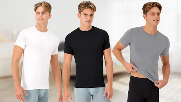 9-Pack: Hanes Originals SuperSoft Men's Crewneck Short Sleeve Tees