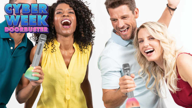 Singing Machine Bling Mic Duets Wireless Karaoke Set