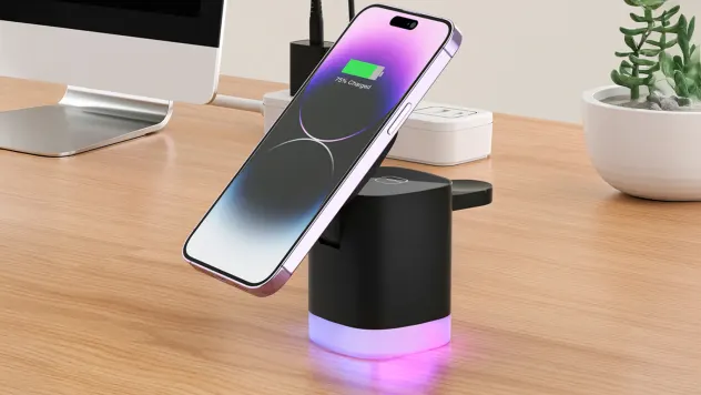 LAX Gadgets MagSafe Compatible 3-in-1 Charging Stand