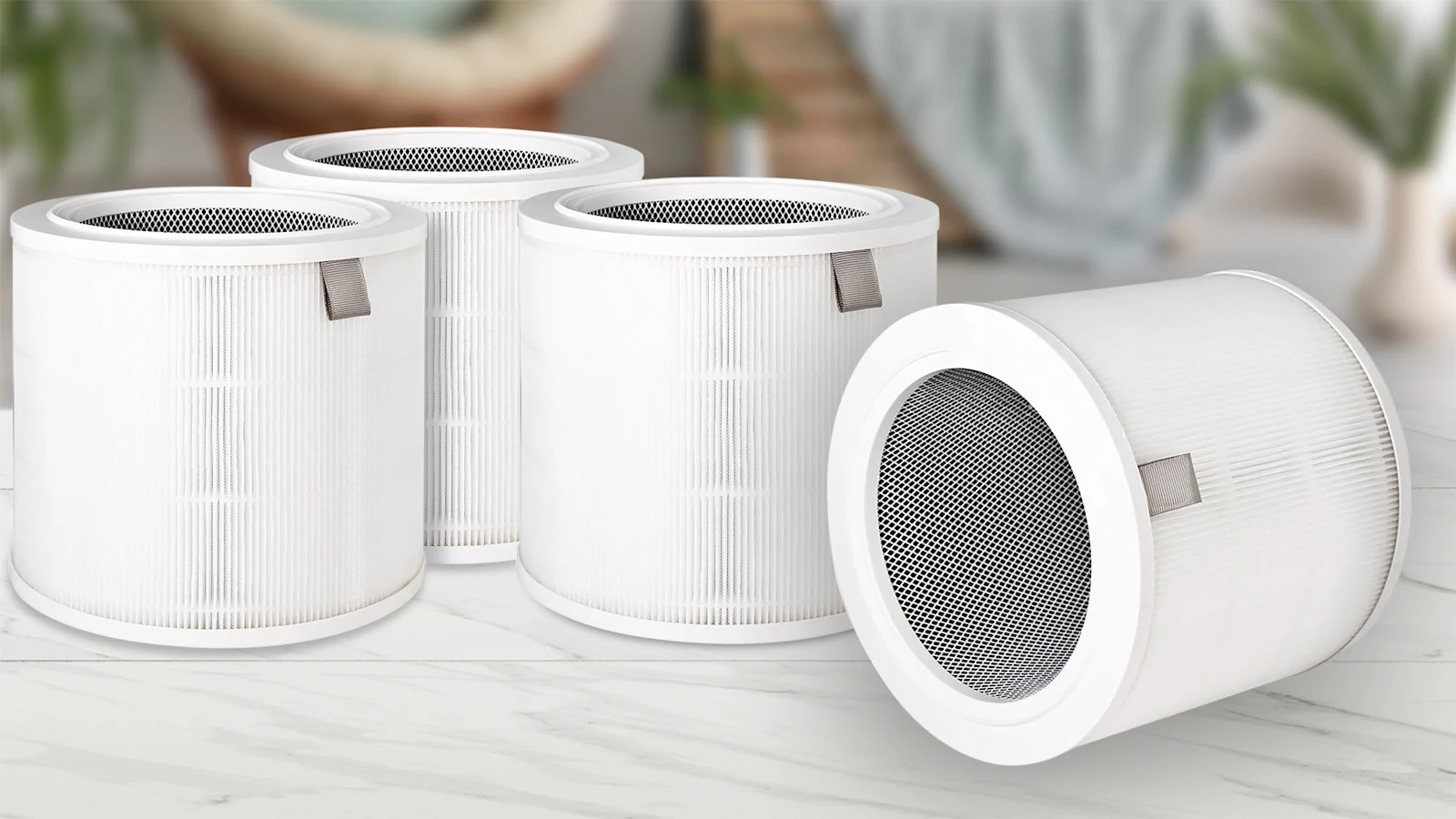 4-Pack: Comfort Zone H6 HEPA Filters