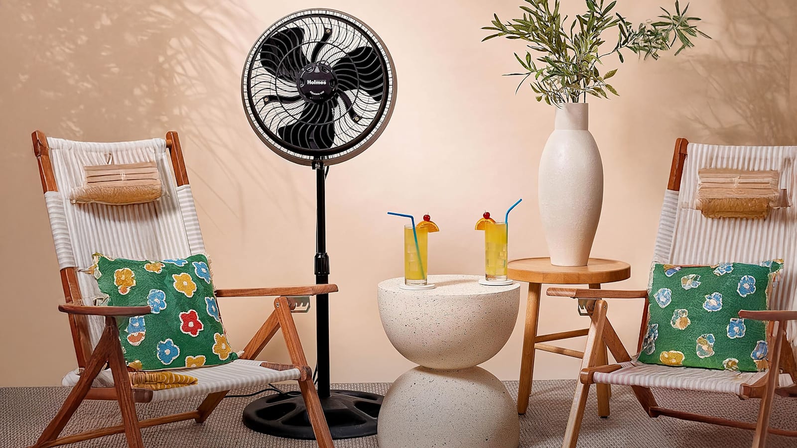 Holmes 16" Outdoor Misting Fan With Hose Connection