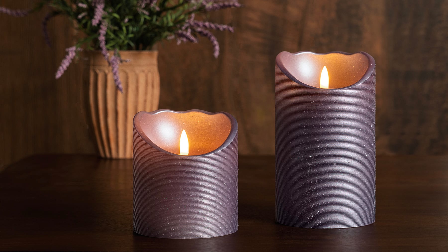 LightScapes 2-Piece Flameless LED Candle Set