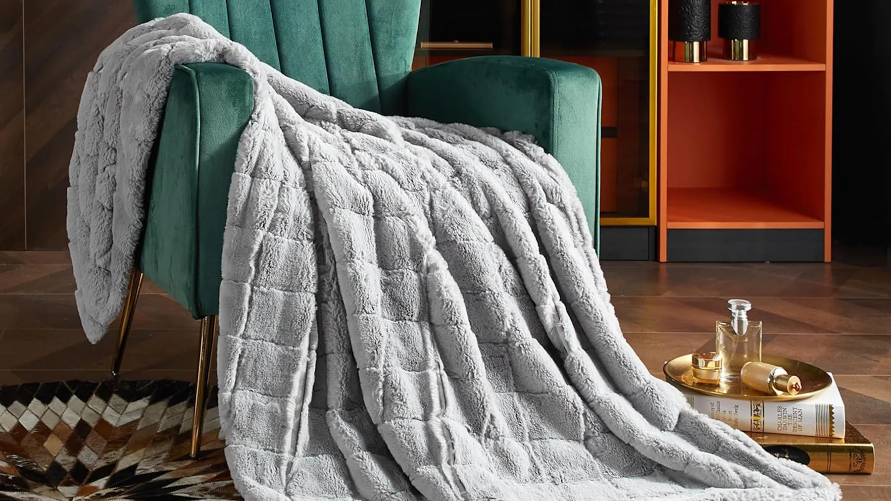Chic Home Ultra Plush Throw Blanket with Micromink Backing