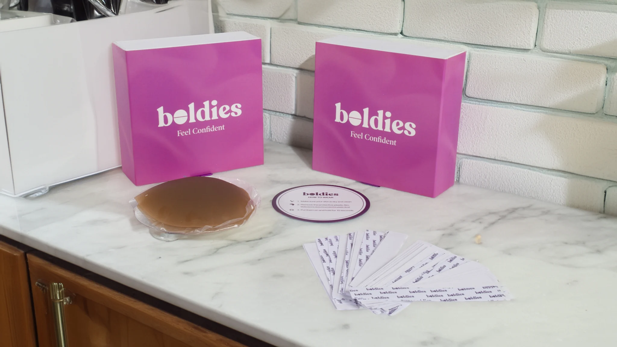 2-Pack: Boldies Non-Adhesive Nipple Covers