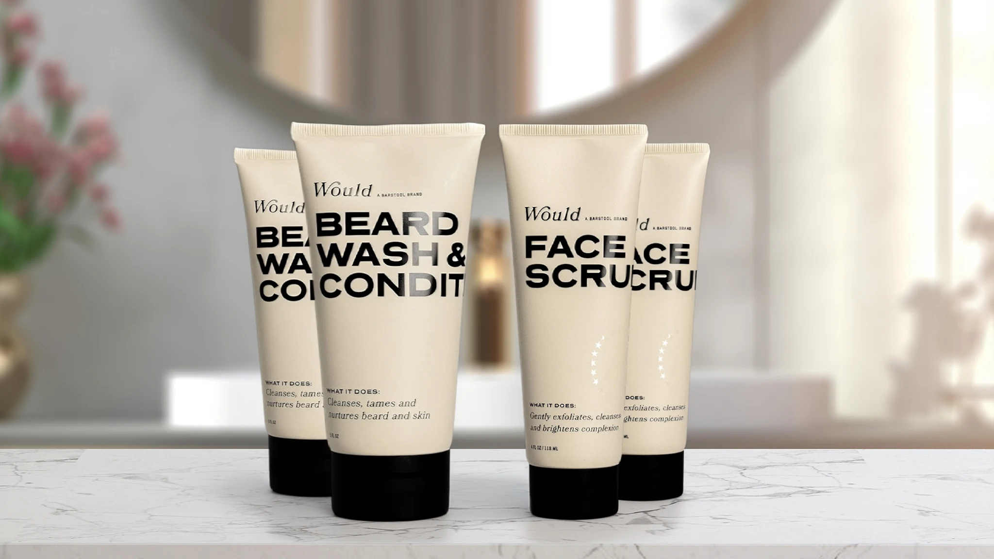 4-Pack: Would Face Scrub and/or Beard Wash