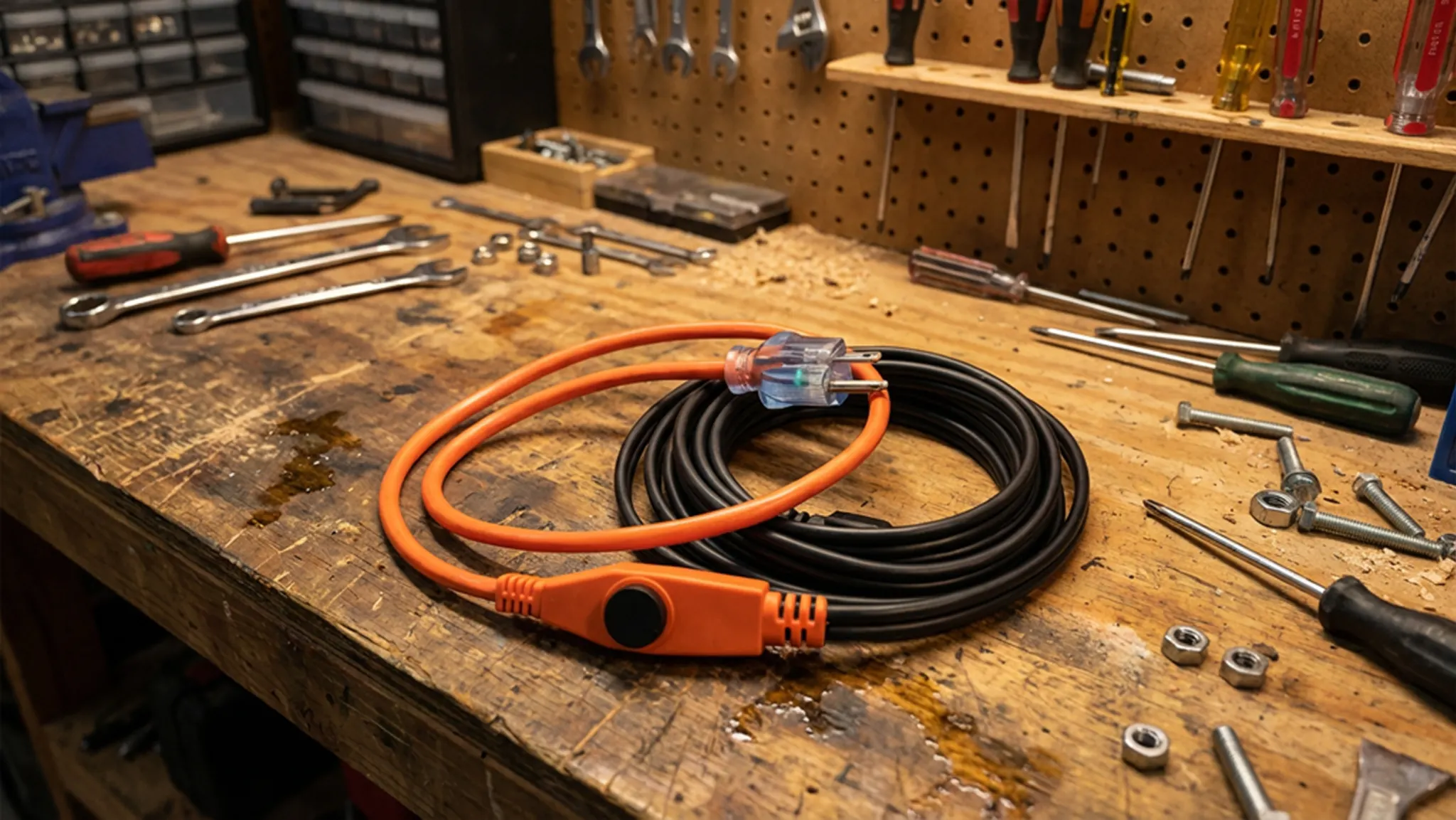 Clear Power 24FT 168-Watt Heating Cable with Built in Thermostat