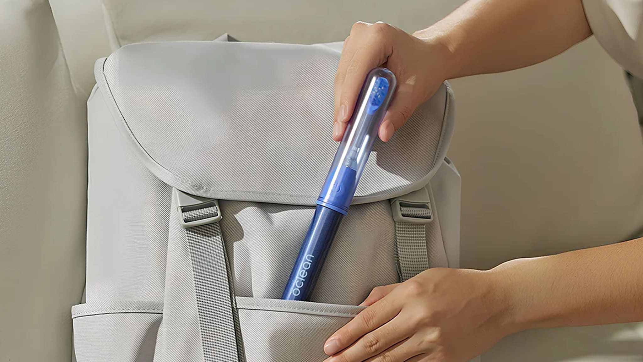 Set de Cepillo de Dientes Eléctrico Oclean Ease S para Viaje